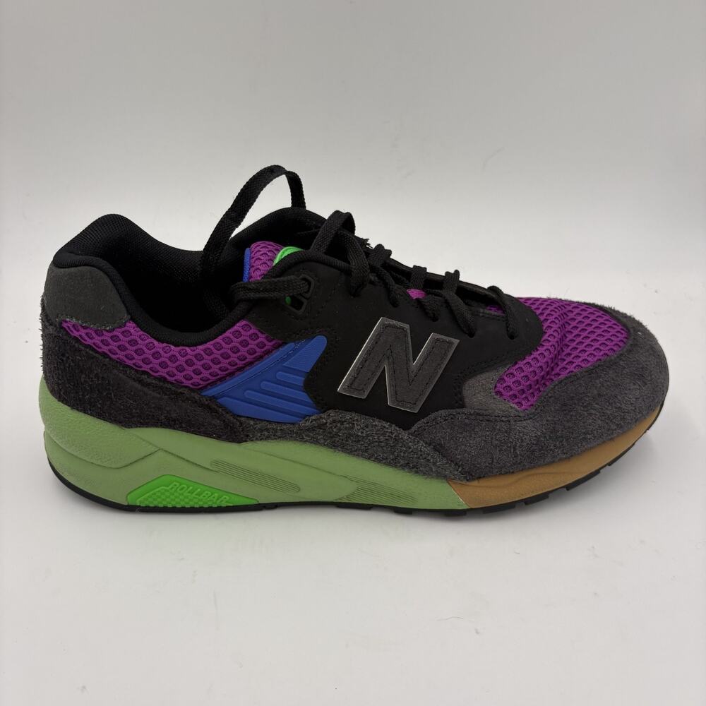 New Balance 580 Phantom Men's Size 10 D Black Purple Grey Running Sneakers